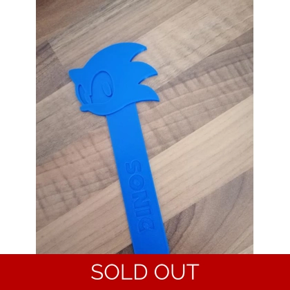 Sonic the Hedgehog Sonic Classic Face 3D Printed Bookmark